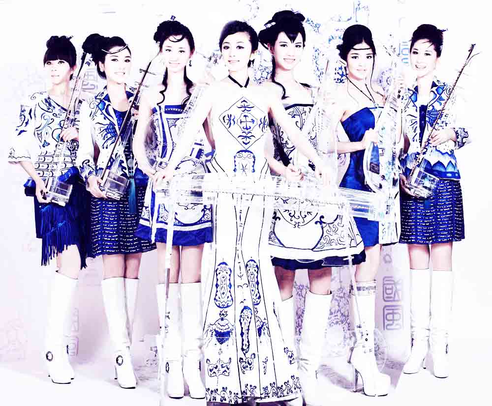 樂隊(duì)樂器活動(dòng)演藝節(jié)目《青花瓷民樂》