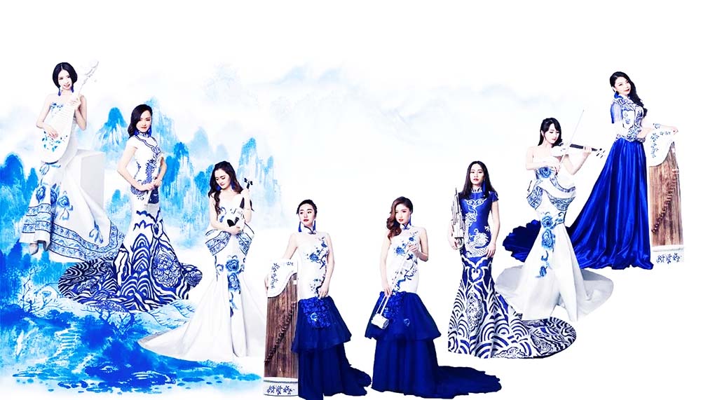 樂隊(duì)樂器活動(dòng)演藝節(jié)目《青花瓷民樂》