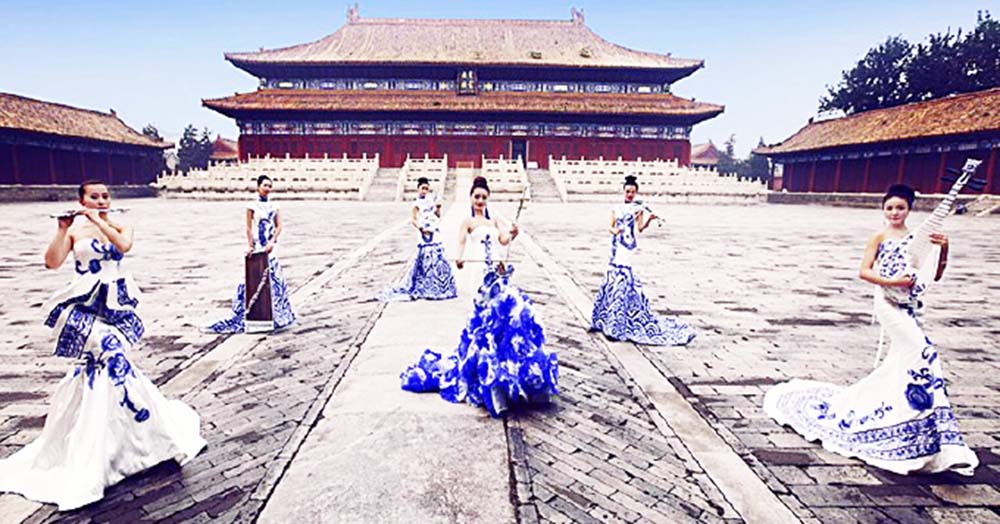 樂隊(duì)樂器活動(dòng)演藝節(jié)目《青花瓷民樂》